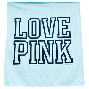 Victoria’s Secret PINK Stadium Blanket Light Blue